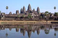The ancient monument of Angkor Wat